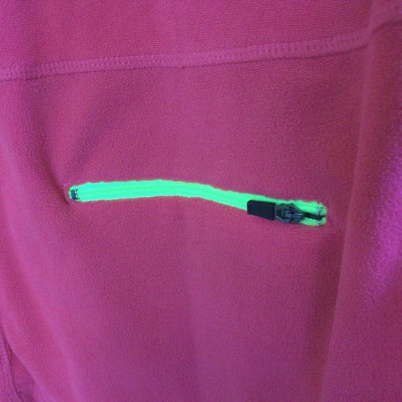 RBX Pullover Fleece Performance Jacket | Pink & Yellow RBX Fleece - Picture 5 of 10